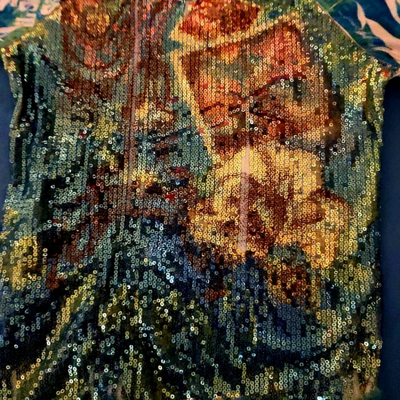 Girls Shirt size 6  Very sparly - Picture 2 of 14